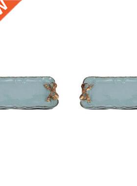 2X Europen Style Bow Cke Storge Trys Mkeup Orgnizer