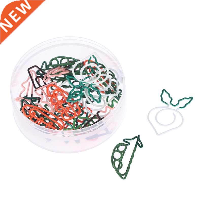1pc/20pcs Kawaii Carrot Shape School Office Supply Paper Cli