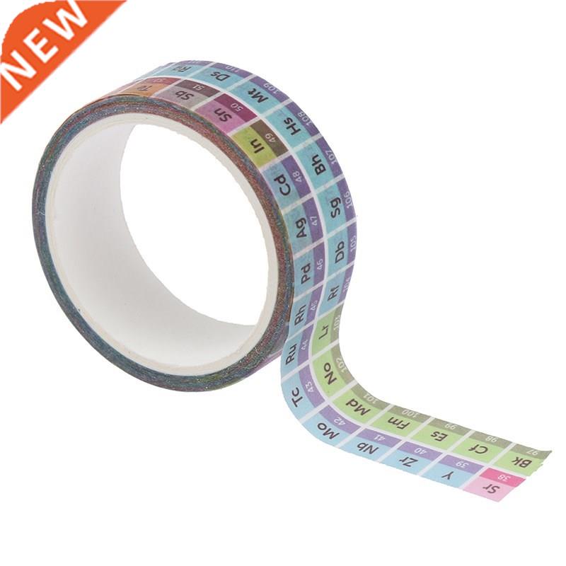 Hot 1Roll DIY Periodic Table of the Elements Adhesive Tape S