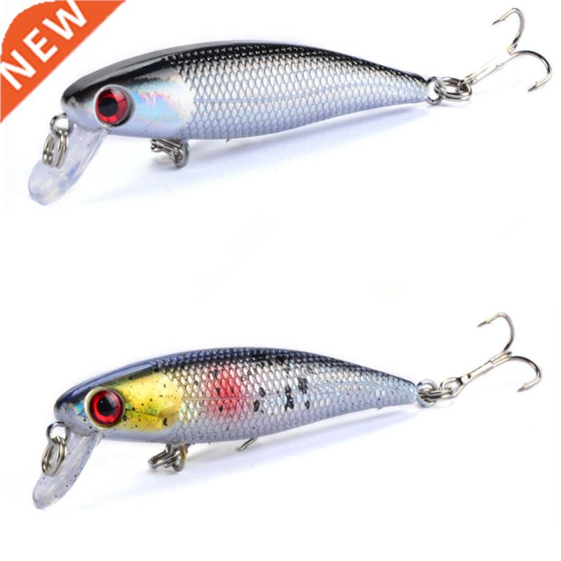 1PCS 6.5cm/4.5g Fishing Lure Quality Minnow Lure 3D Eyes Pla