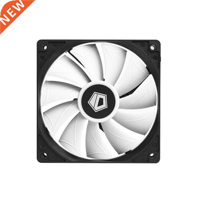 XF-12025-SD-W 120mm PWM PC Case Fan Black Frame White Blade