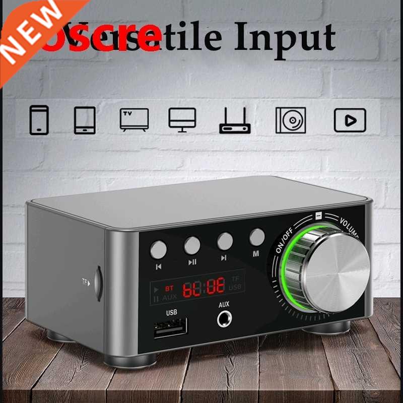Sound Amplifiers HIFI BT5.0 Digital Amplifier Mini Stereo Au