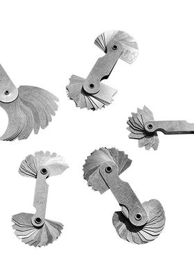 Stainless Steel Radius Gauge, Portable Concave Convex Extern