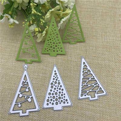 Christas tree Cutout etal Cutting Dies Stencils Die Cut fo