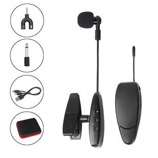 UHF Saxophone Mic Wireless Microphone System Clip on