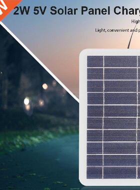 5V 400mA Solar Panel USB Waterproof Outdoor Hike Camping