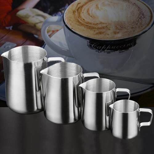 Stainless steel milk froth pot milk coffee cup latte art pot
