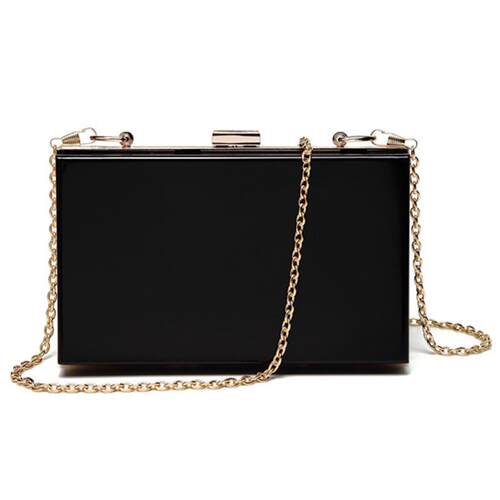 Acrylic Women Handbags Wallet Paris Party Toiletry Wedding C