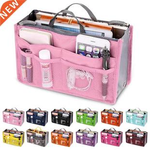 Organizer Insert Bag Women Nylon Travel Handbag Purse Large