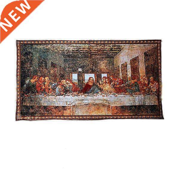253x134cm the last supper belgian cotton wall hanging