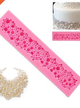 1 PC New Design 3D Round Pearls Bubbles Mold Silicone Fonda