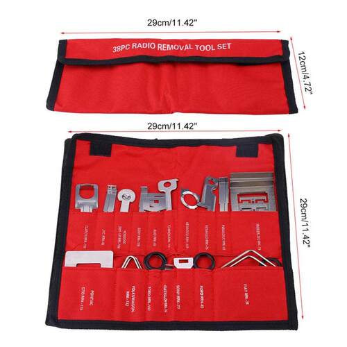 8pcs Car Radio Stereo Release Removal Tool Set Carbon Steel