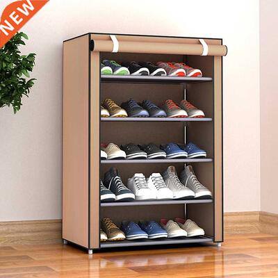 4/5/6/8/10 Layers Dustproof Shoes Rack Non-Woven Fabric Shoe
