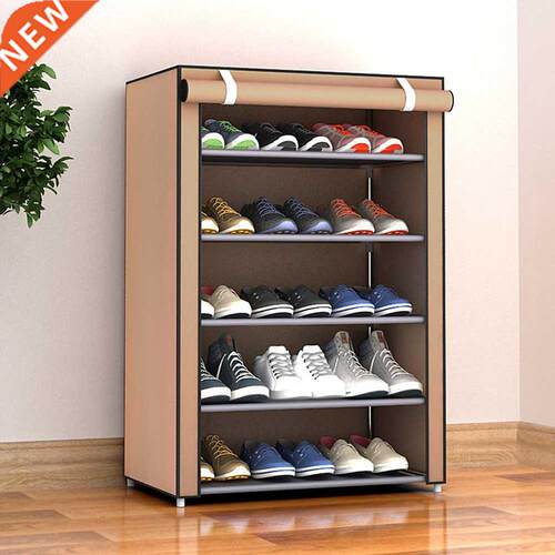 4/5/6/8/10 Layers Dustproof Shoes Rack Non-Woven Fabric Shoe
