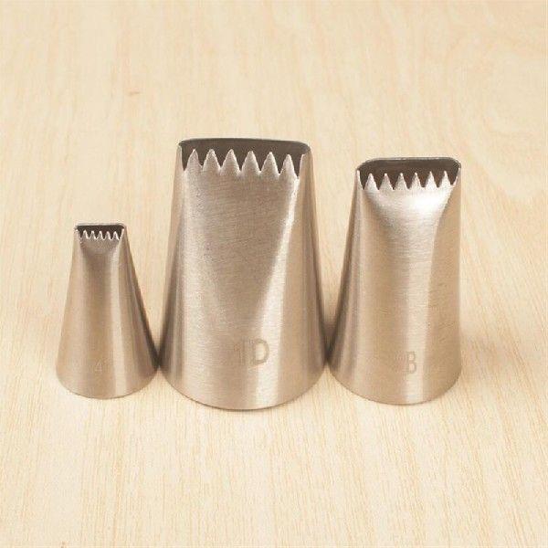 3PCS Cupcake Basket Weave Nozzle Tps cng Ppng Cream