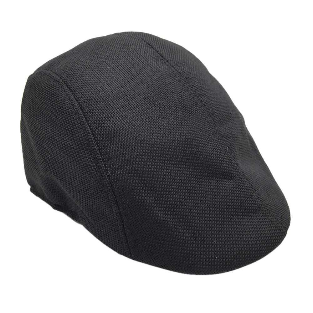 Beret Caps Men Women Vintage News Boy Cap Cabbie Gatsby Line