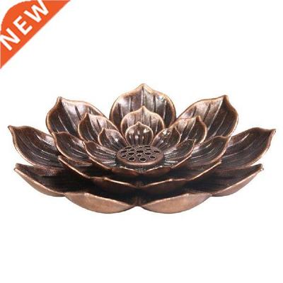Incense Burner, Small Lotus Flower Alloy Incense Holder