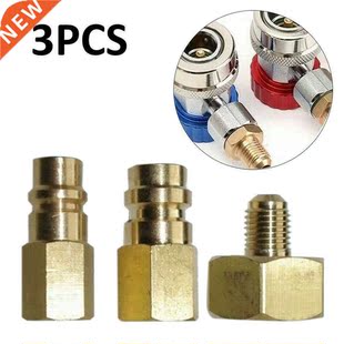 PCS Refrigerant Bottle Adapter Set For R14A 1/4SAE Thread