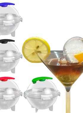 4pcs Sphere Round Ball Whiskey Ice Cube Hockey Mold Maker DI