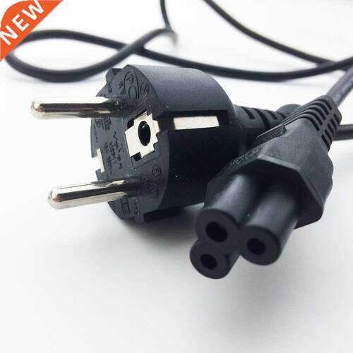 2-prong EU IEC-C5 power cable cord 2 Pin Clover Leaf Mains C