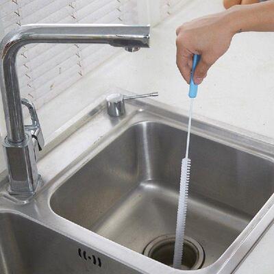 Sewer Cleaning Brush Drain Brush Bendable Home Sink Tub