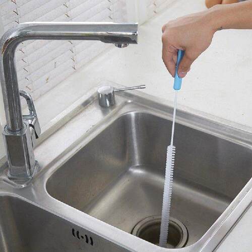 Sewer Cleaning Brush Drain Brush Bendable Home Sink Tub
