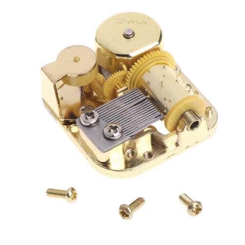 New 18 Notes DIY Mechanical Musical ox Golden