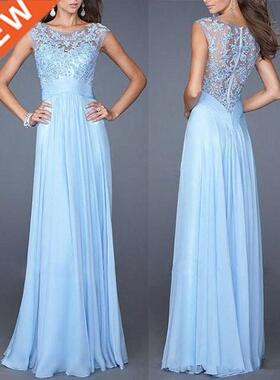 2022 women lace party dress full dress ladies long dress礼服