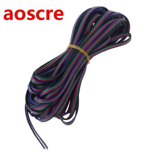 10m 22 AWG 4pin Extension Cable Line for 4-Color RGB 3528 50