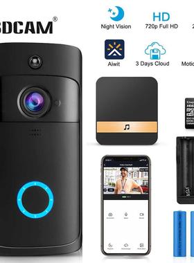 Wsdcam Smart Doorbell Camera Wifi Wireless Call Intercom Vid