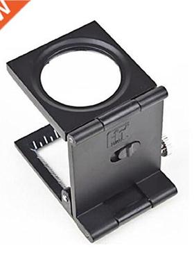ThreeFolding 8X Magnifier with 2 LED Lights Scale