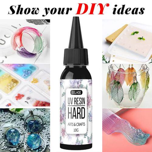 UV Resin Glue 10/20/30/50g Ultraviolet Curing Solar Cure Sun