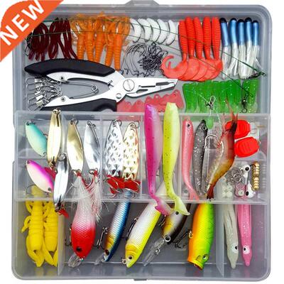 Fishing Lures Set Mixed Minnow Piler Spoon Hooks Fish Lure K