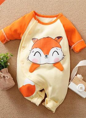 Prowow Fox Cartoon Baby Rompers 0-18M Baby Clothes For Newbo