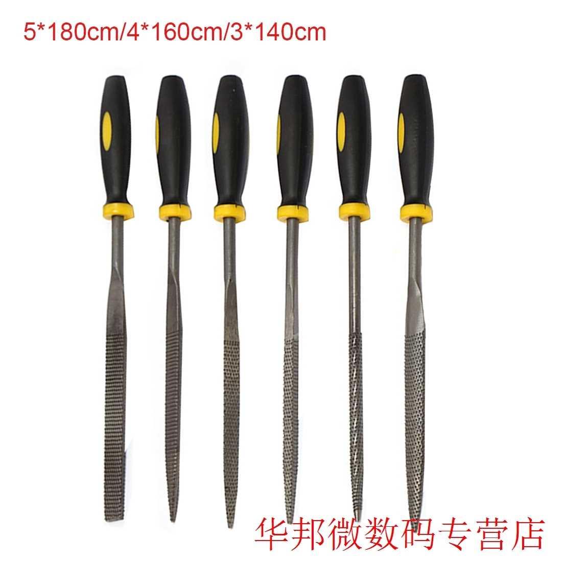 140mm 6pcs Mini Metal Filing Rasp Needle File Wood Tools Han