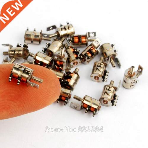 20pcs 1V 3VDC 0.05W 2 Phase 4 Wires Micro Stepper Motor for