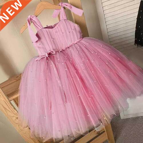 Summer Girl Tulle Dress Princess Pty Tutu Fluffy Pel Dre