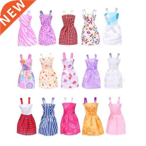 10pcs Random Color Handmade Doll Mini Summer Sleeveless