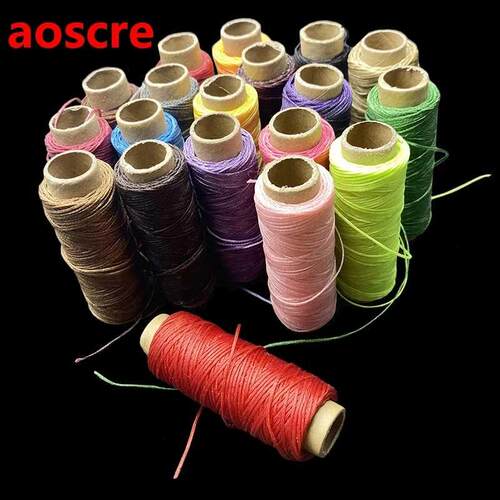 1Pcs 50M 150D 1mm Leather Waxed Thread Cord for  Handicr