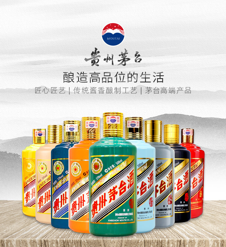 超貴重】茅台酒53%vol 500ml 貴州茅台酒（甲辰龙年）MOUTAI