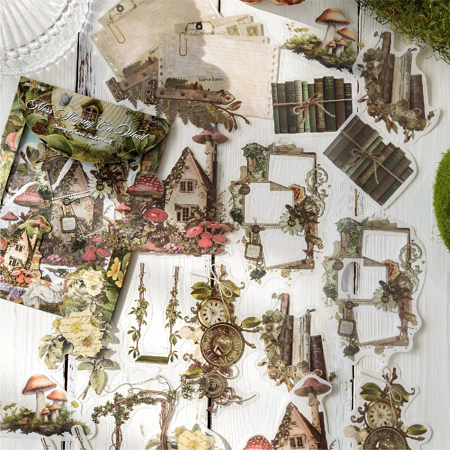 陌墨极繁造景主义双享装贴纸包