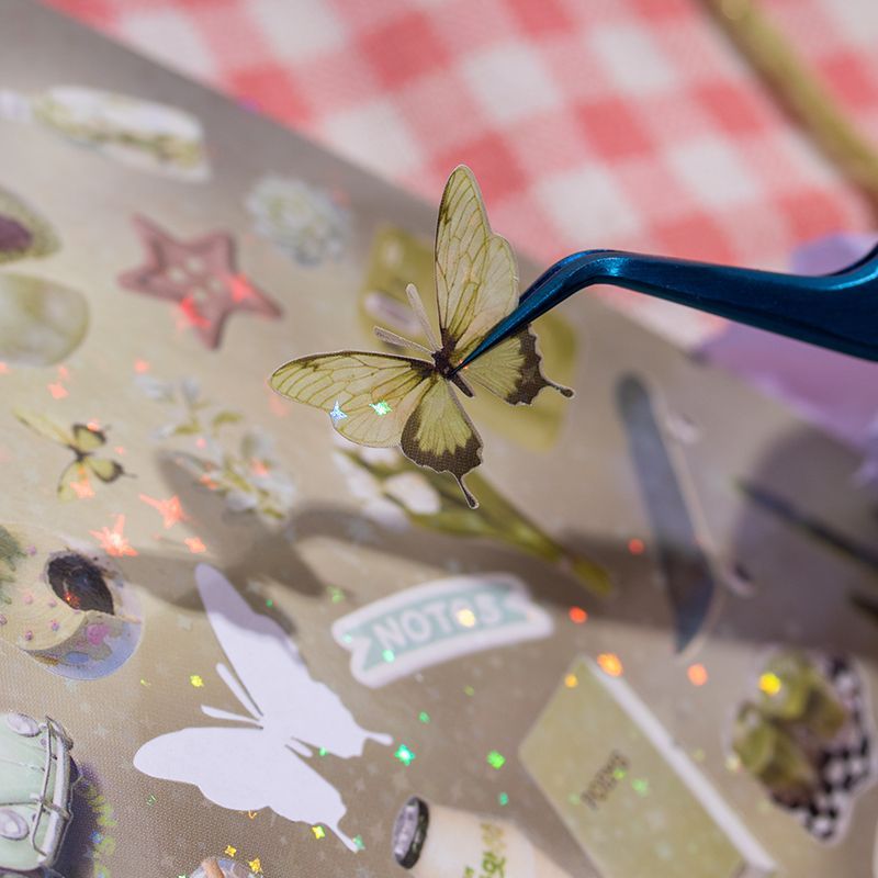 三渡浮光絮语精细模切贴纸书