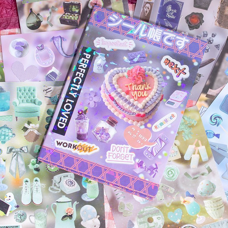 三渡浮光絮语精细模切贴纸书