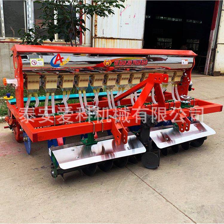 小麦精播桨腿圆盘式播种机带施肥箱下肥播种种植机播种施肥镇压