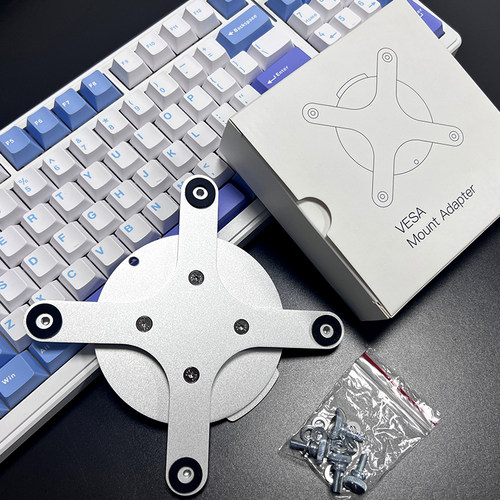 酷优客显示器支架转换器全铝合金vesa100x100mm显示器转换器