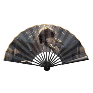 饿殍明末千里行周边饿殍明末千里行周边满穗穗新款扇子10寸绢布折