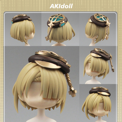 AKIdoll/125代餐菲米尼gsc头壳代餐原神ob11/22娃头建模打印件