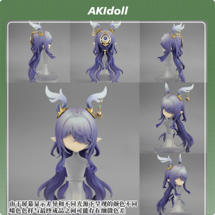 AKIdoll/188代餐菈乌玛gsc头壳代原神ob11/22娃头建模打印件
