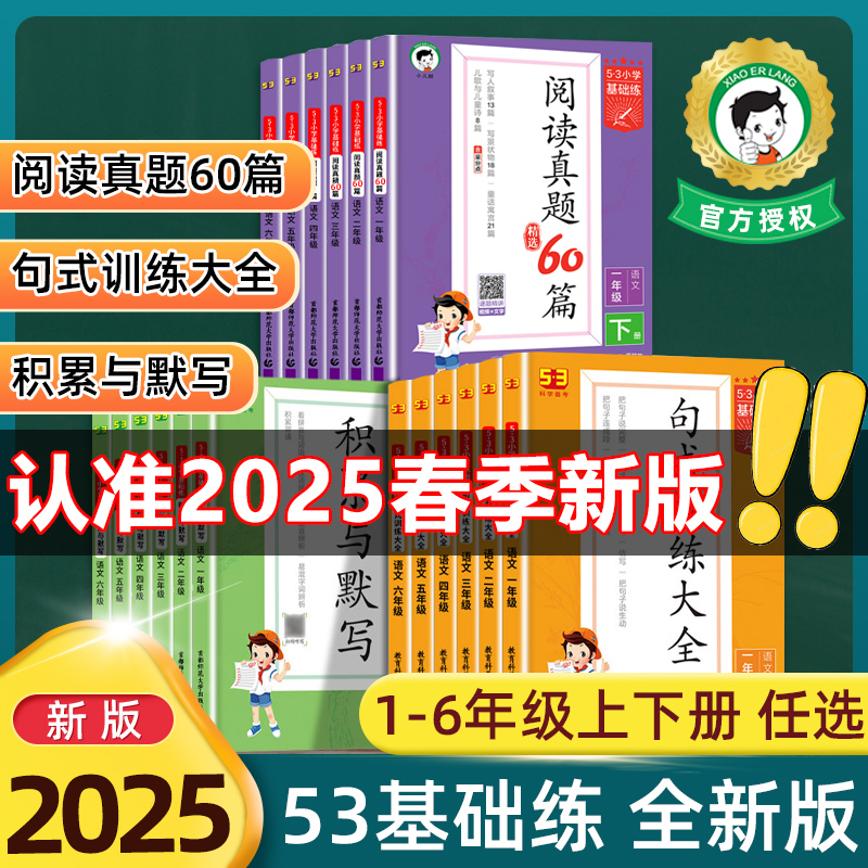 2025春53小学基础练句式训练大全