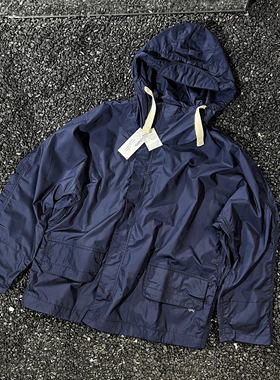 日单nanamica Hooded Deck Jacket 25军事风户外防水宽松连帽夹克
